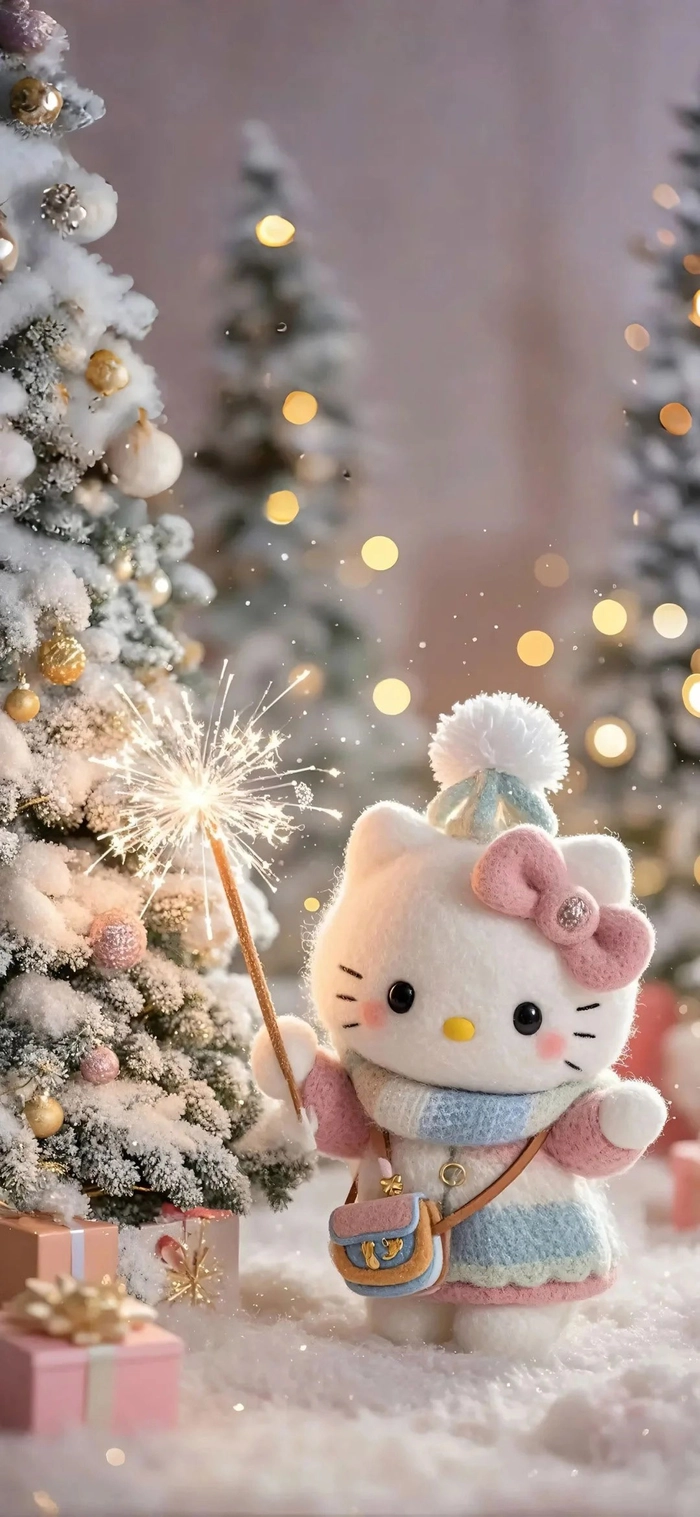 Hình hello kitty cute làm hình nền