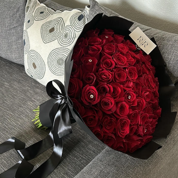 ảnh bó hoa hồng đỏ