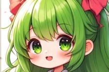 Chùm 185+ hình ảnh chibi nữ cute màu xanh lá siêu đáng yêu
