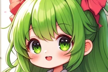 Chùm 185+ hình ảnh chibi nữ cute màu xanh lá siêu đáng yêu