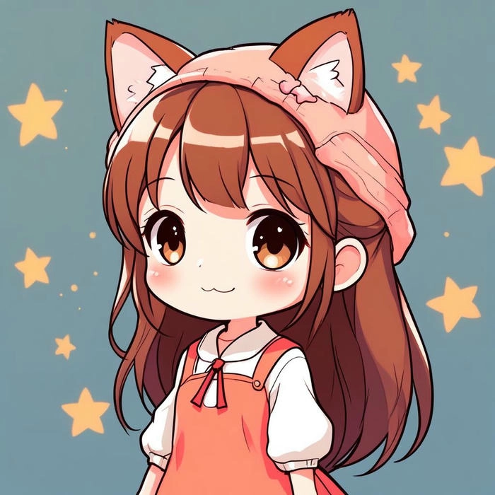 ảnh nữ chibi cute ngây thơ