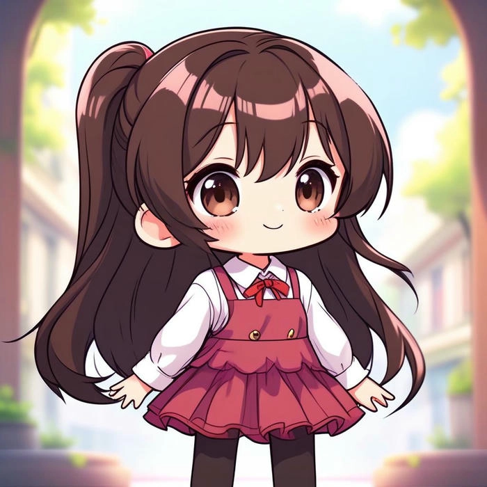 ảnh nữ chibi ngây thơ cute