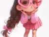 108+ hình ảnh chibi nữ cute màu hồng ngọt ngào dễ thương