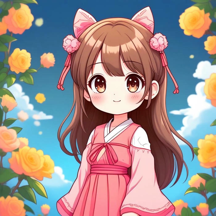 hình nữ chibi cute