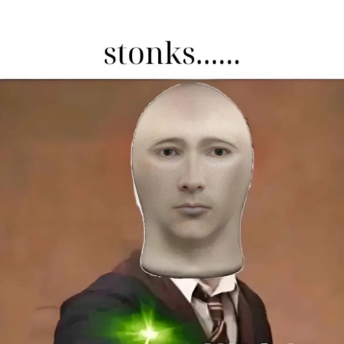 stonks meme chế vô tri