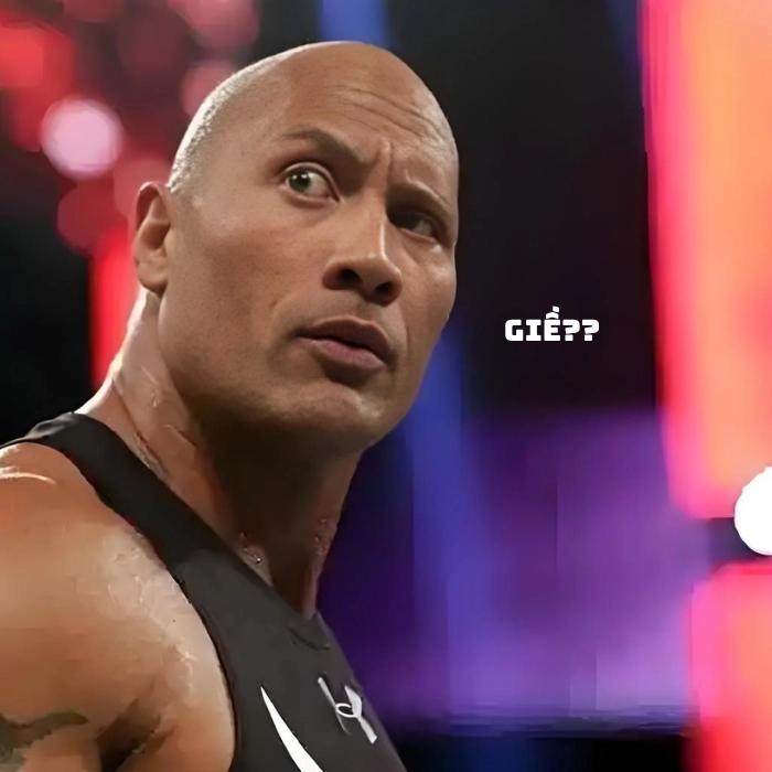 the rock meme hài
