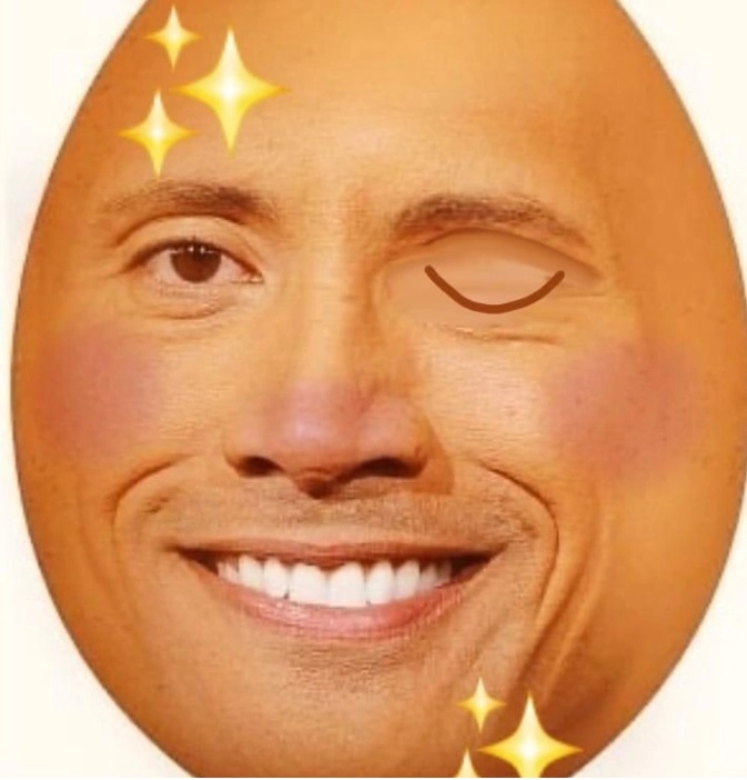 the rock meme hình chế