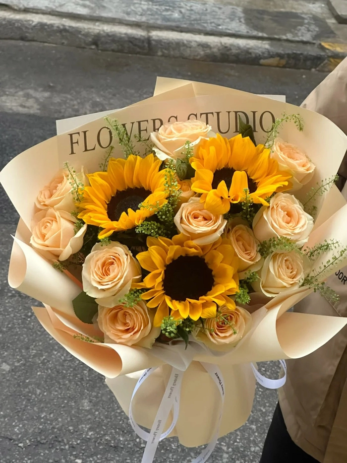 Hình ảnh hoa hướng dương vintage cổ điển