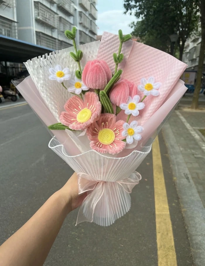 Hoa kẽm nhung pastel nhẹ nhàng