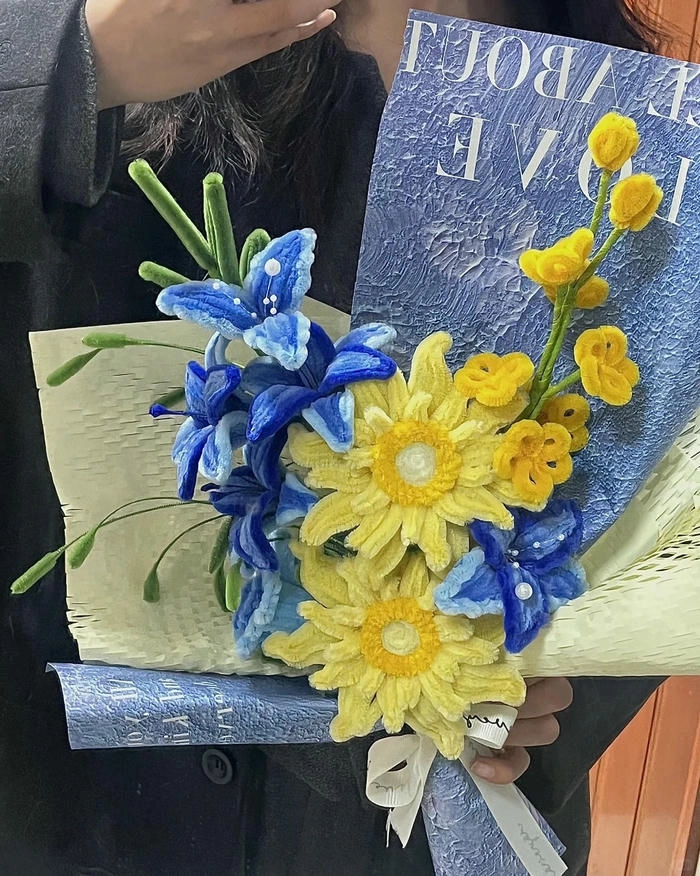 Kẽm nhung hoa xinh xắn handmade