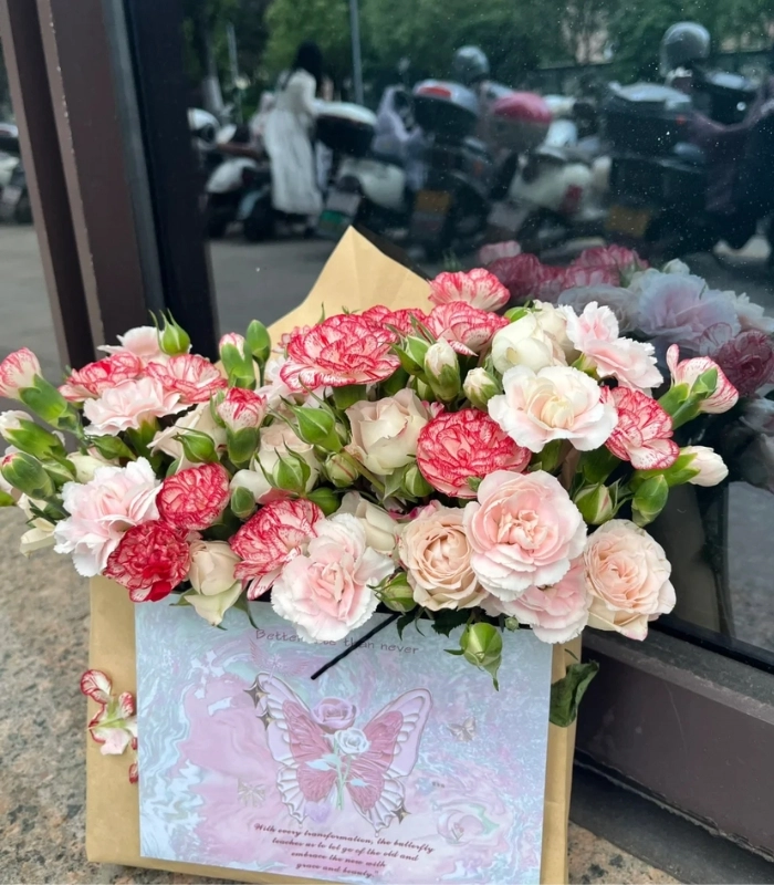 Hình ảnh bó hoa cảm ơn sang trọng