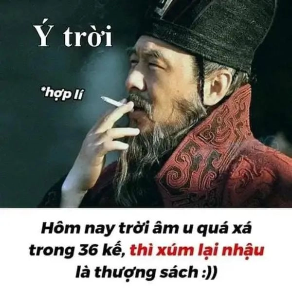Hình ảnh meme ý trời bá cháy