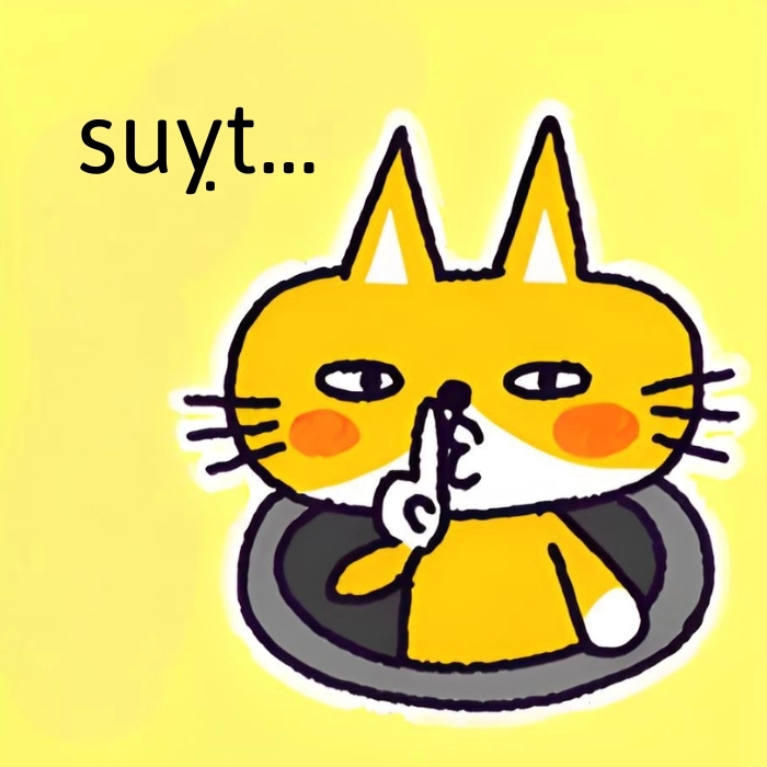 Meme mèo suỵt hài hước