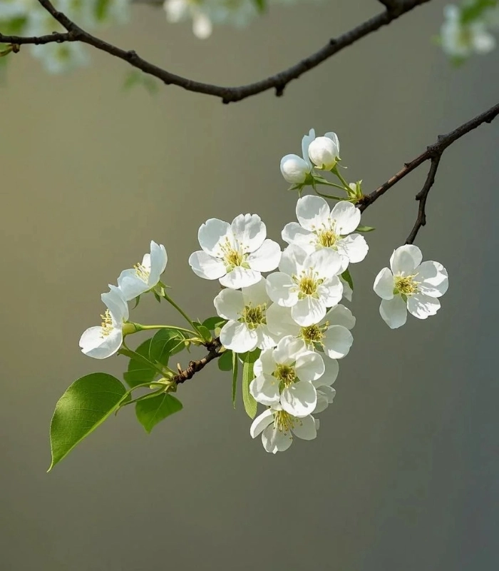 ảnh bông hoa lê