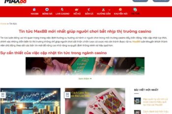 Max88 – Đánh Giá Về Nhà Cái Đáng Trải Nghiệm Nhất 2025 