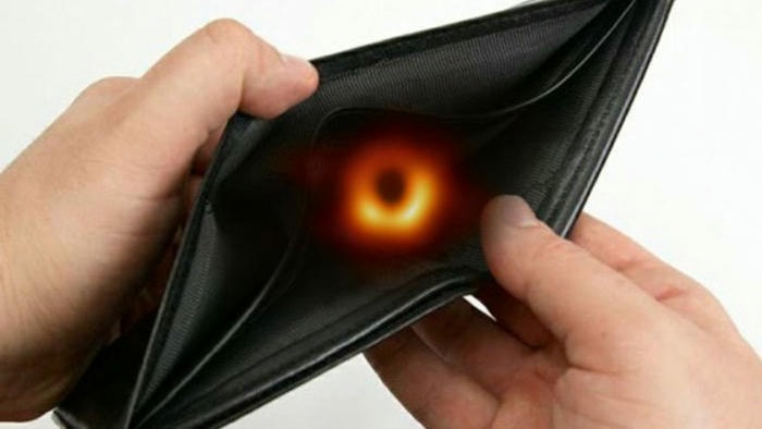 Ảnh meme ví rỗng siêu hài