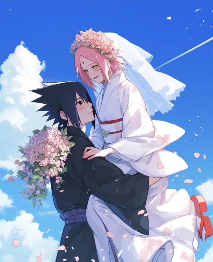 ảnh anime bride anime style