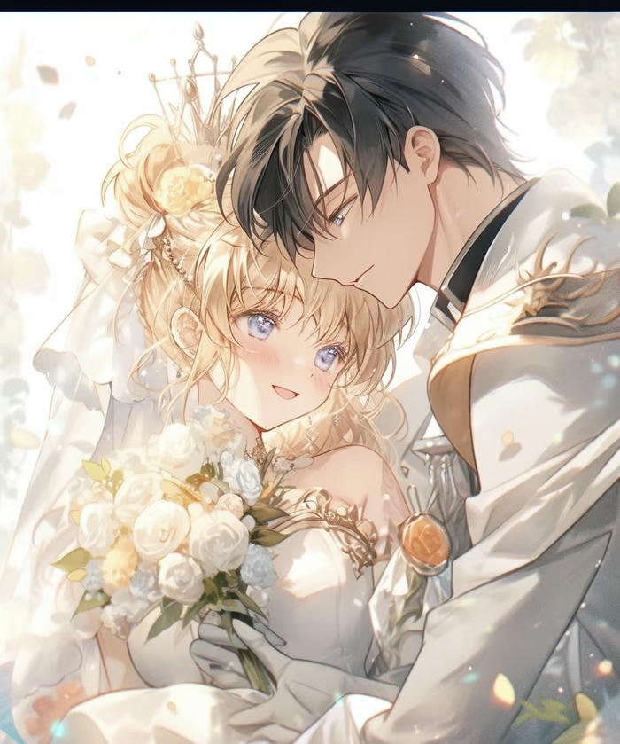 ảnh đôi cưới nhẹ