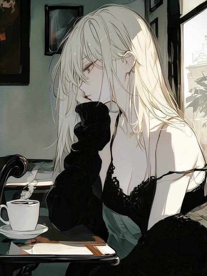 anime girl mlem trong trẻo