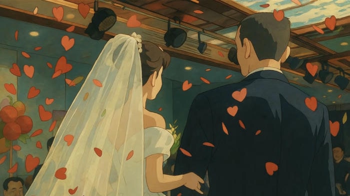 cô dâu anime dịu dàng