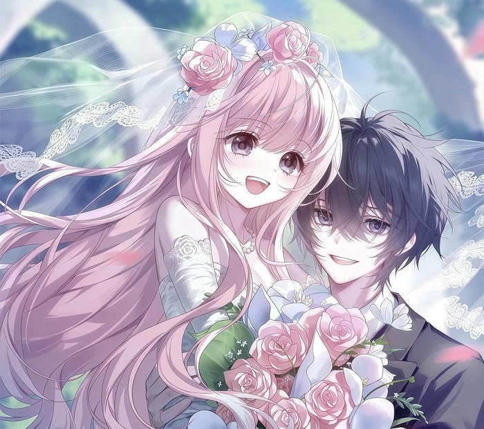 cô dâu chú rể anime