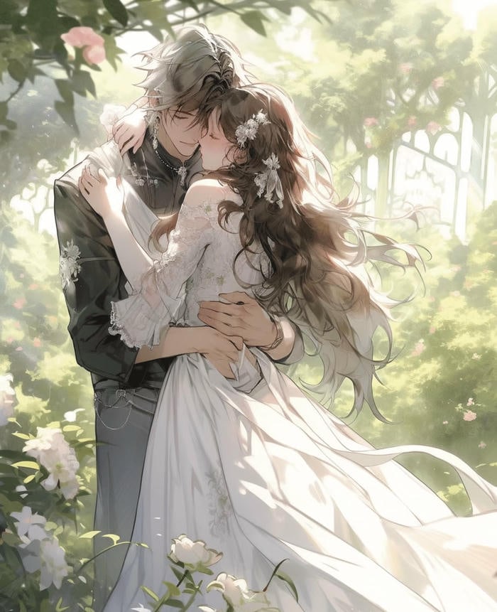 hình anime cặp đôi đáng yêu anime