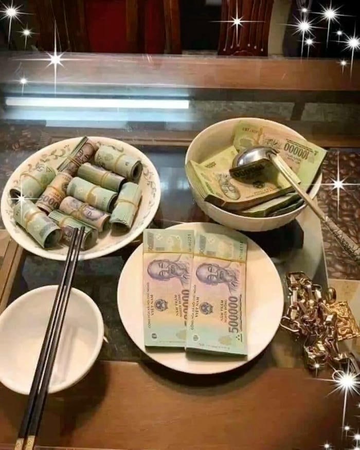 hình meme tiền viral