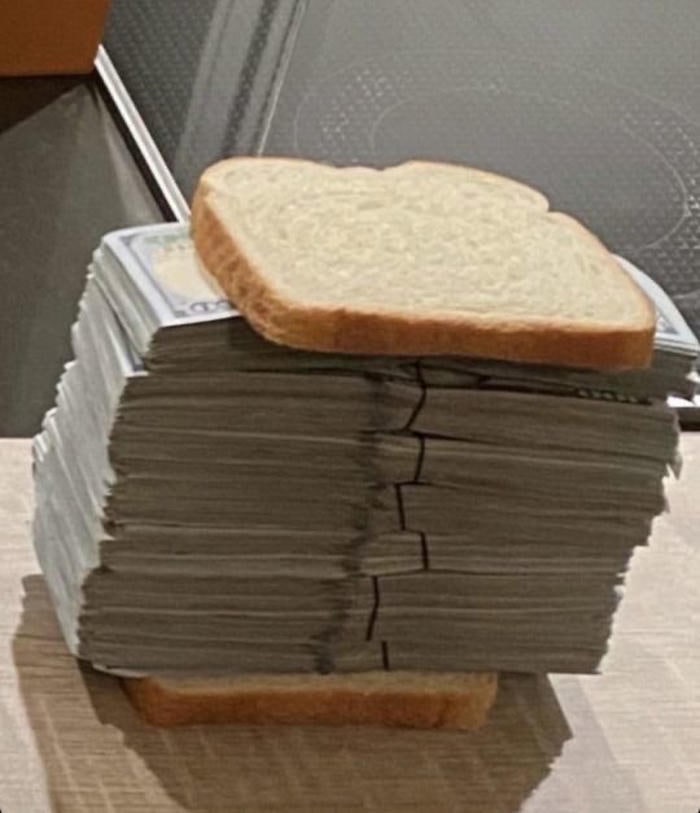 meme tiền đơn giản