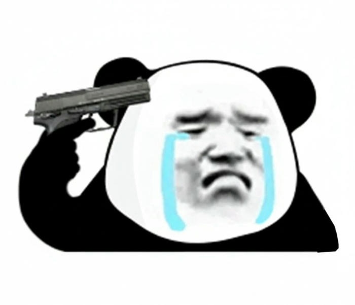 Ảnh chế meme gấu trúc khóc nhìn sai sai