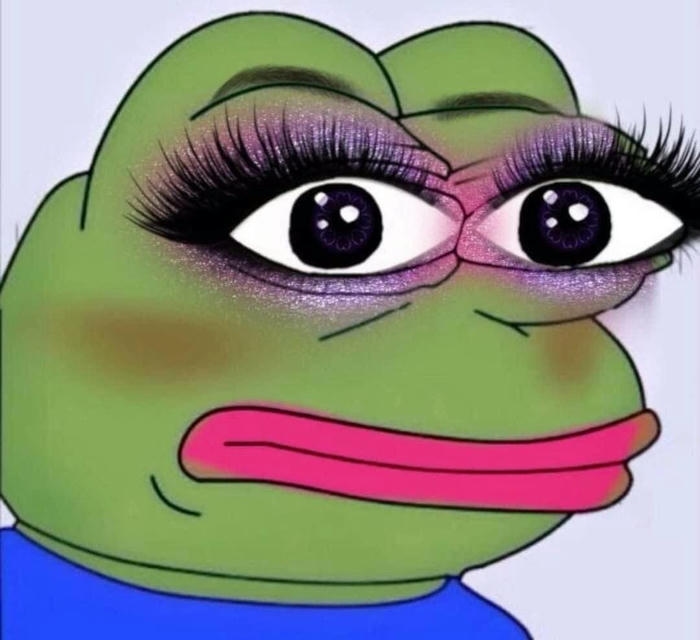 Ảnh meme ếch xanh bựa lố nặng