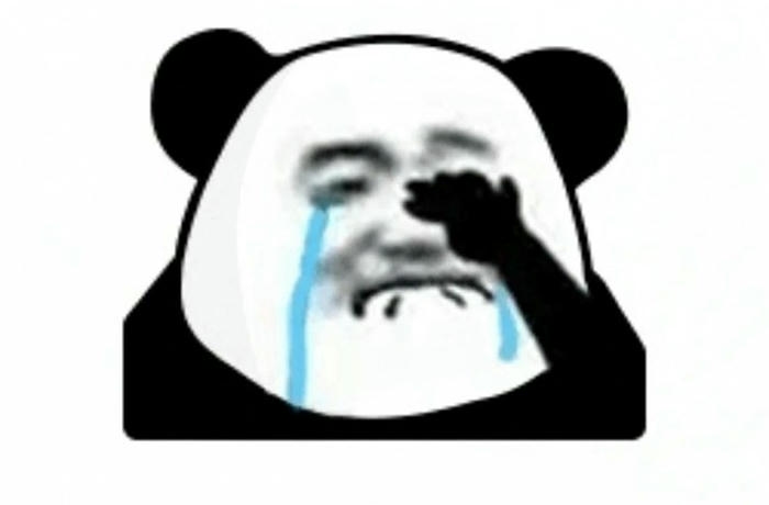 Ảnh meme gấu trúc khóc buồn mà trông ngây ngô