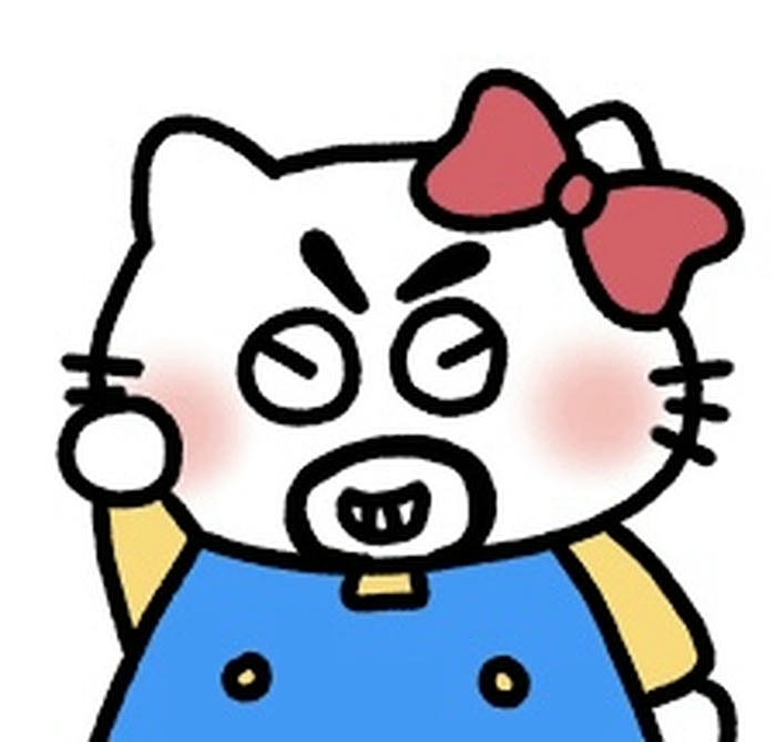 Ảnh meme hello kitty bựa cười xỉu