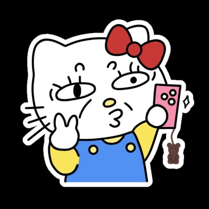 Ảnh meme hello kitty bựa khó đỡ