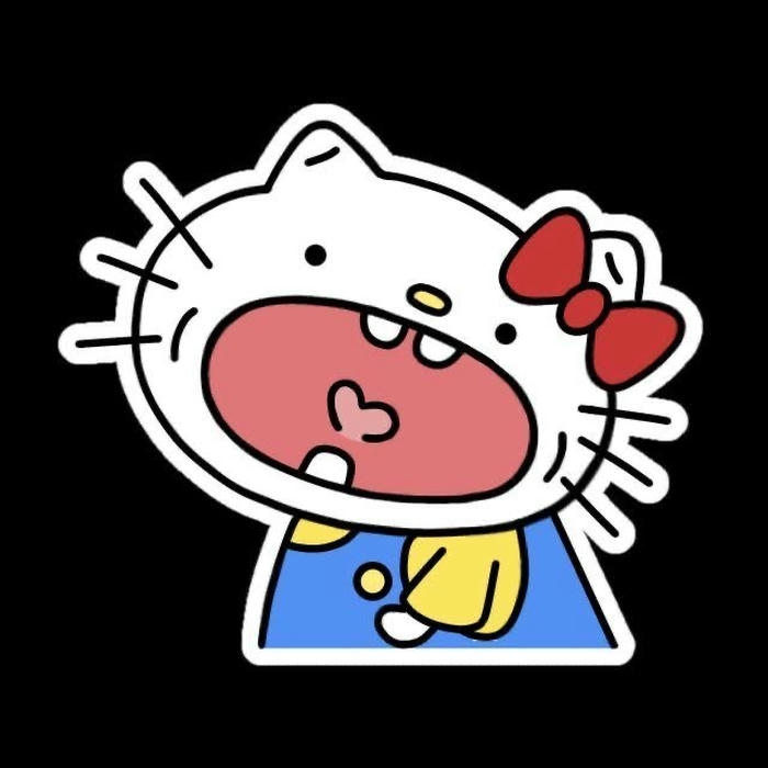 Ảnh meme hello kitty bựa vô tri