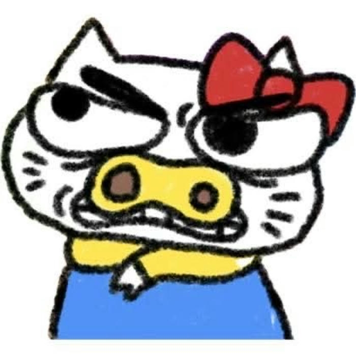 Ảnh meme hello kitty cực hot