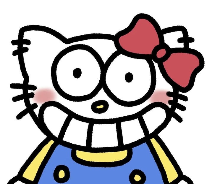 Ảnh meme hello kitty hài khó đỡ