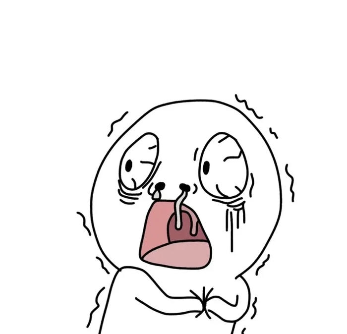 Ảnh meme hốt hoảng nhìn là muốn chạy