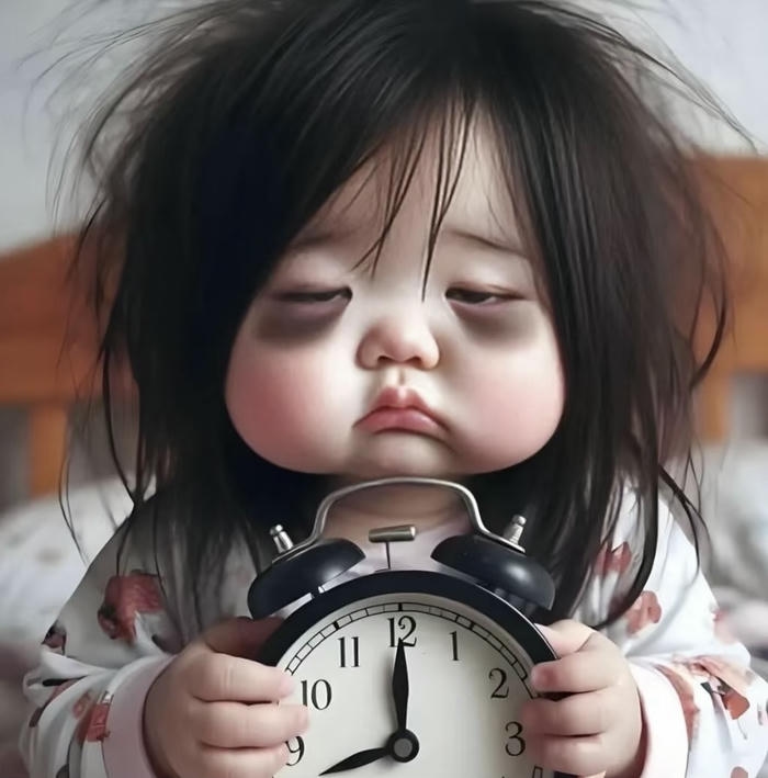 Ảnh meme mới ngủ dậy chưa kịp hoàn hồn