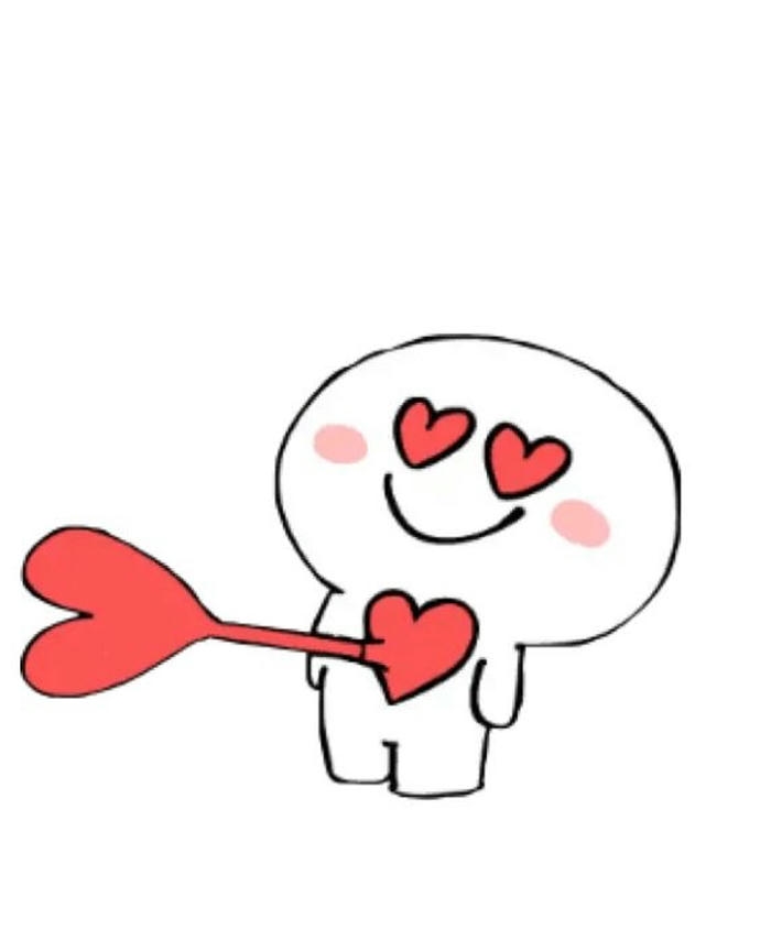 Ảnh trái tim đáng yêu meme