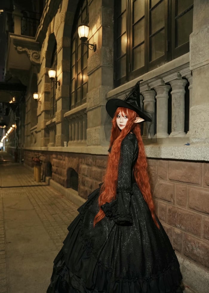 Hình ảnh cosplay phù thuỷ phong cách