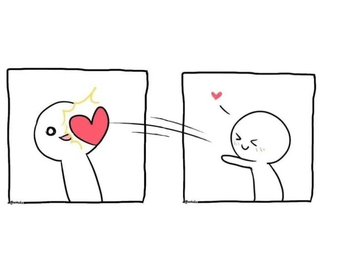 Hình ảnh meme bắn tim vui nhộn