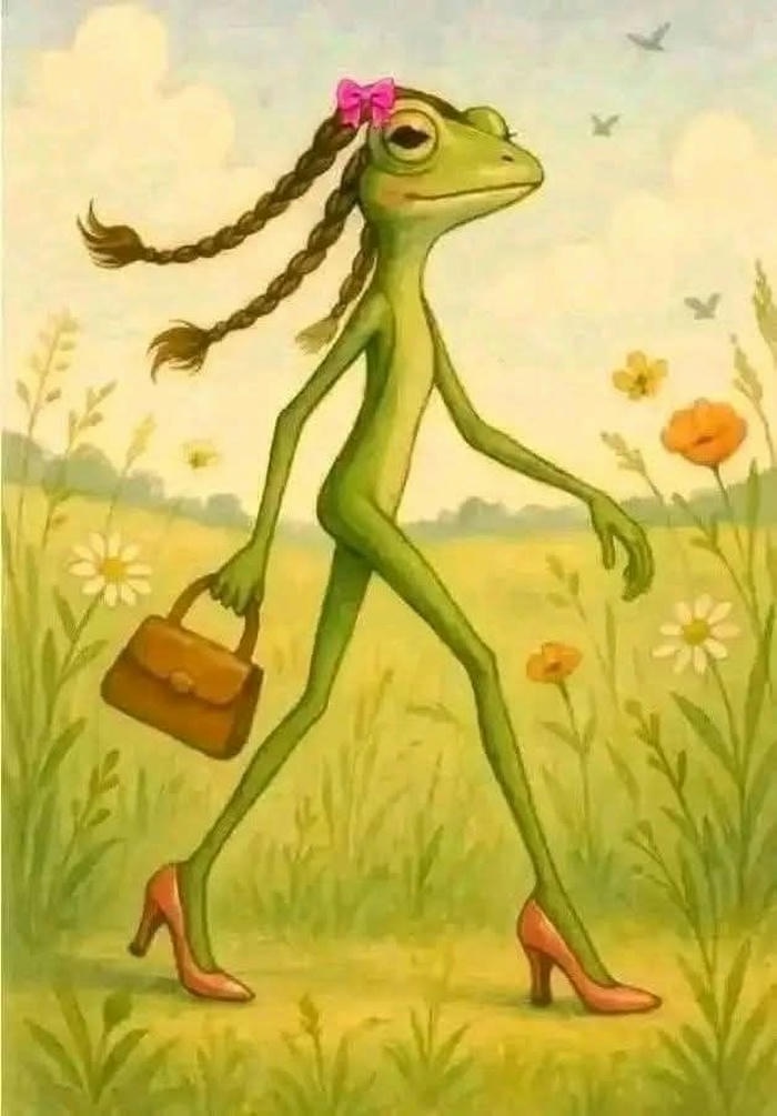 Hình ảnh meme ếch xanh bựa lố nặng coi mệt