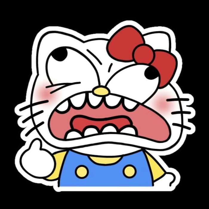 Hình ảnh meme hello kitty bựa