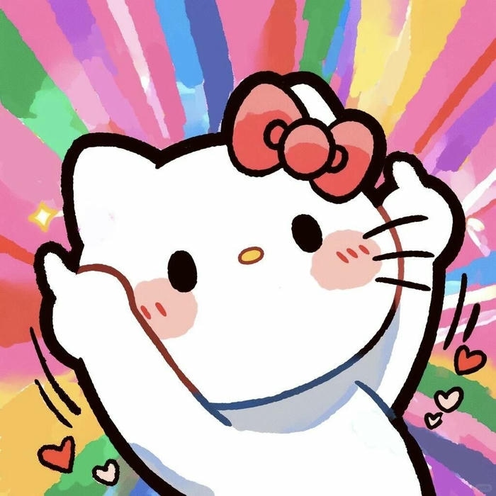 Hình ảnh meme hello kitty mặn mòi