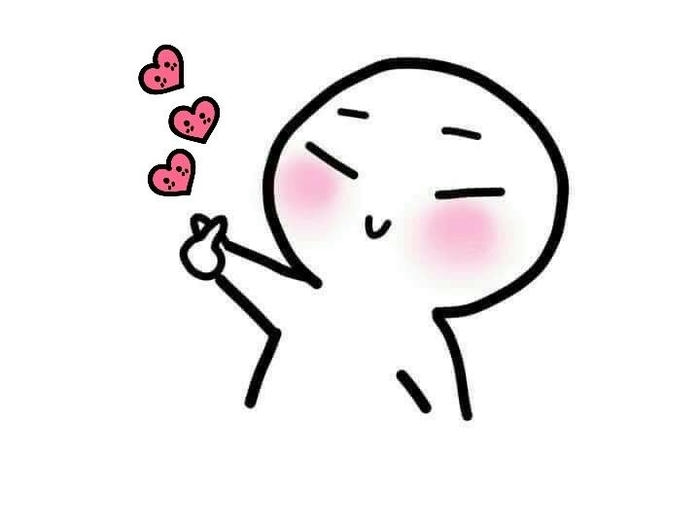 Hình chế bắn tim meme dễ thương