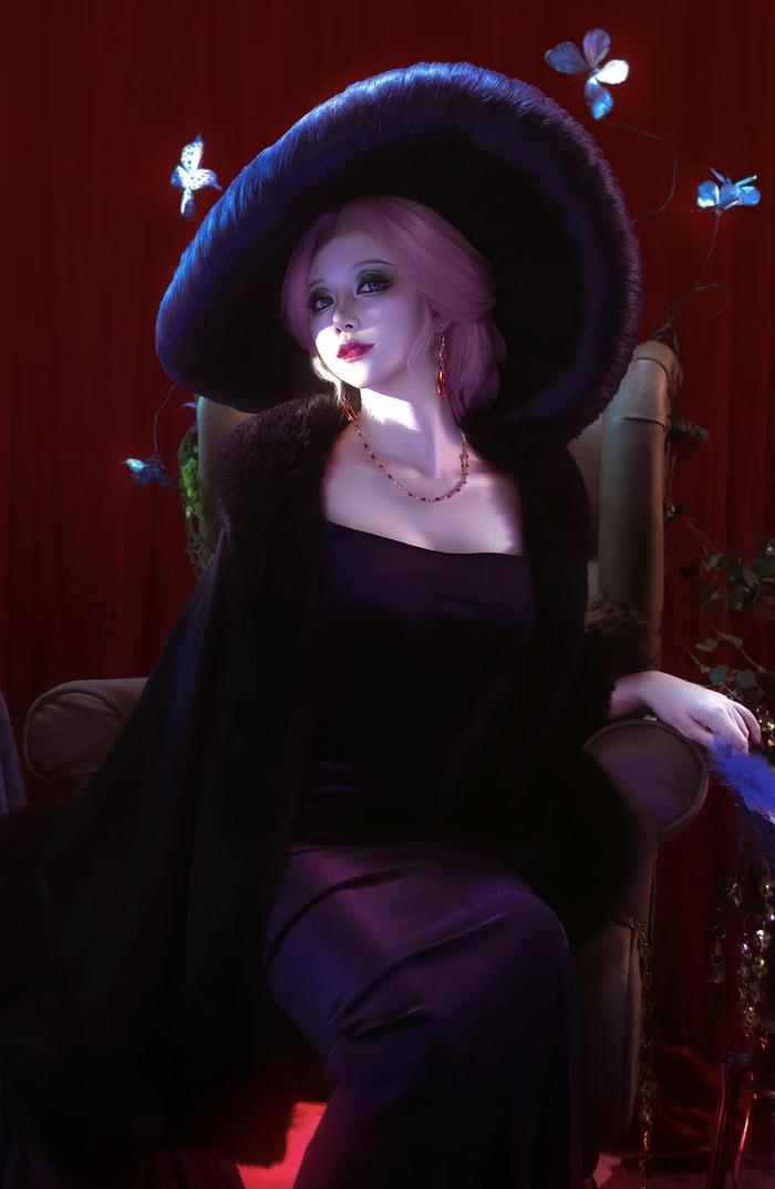 Hình cosplay phù thuỷ cảm hứng phép