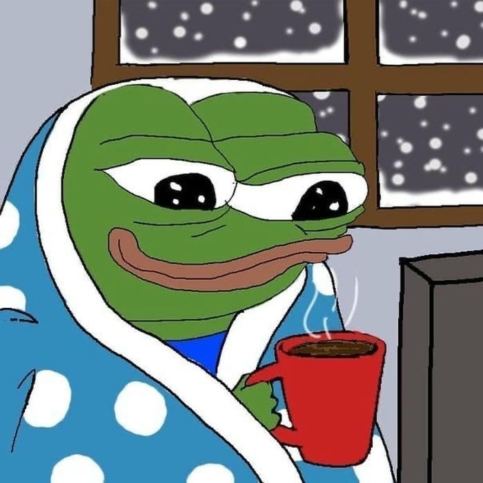 Hình meme ếch xanh bựa lầy lội vô tri