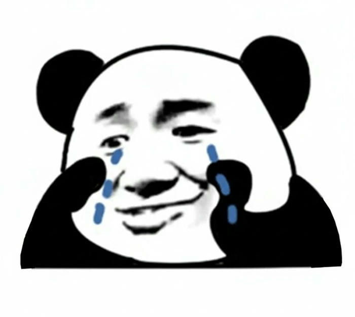 Meme gấu trúc khóc buồn mà không thấm