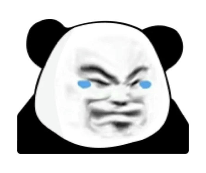 Meme gấu trúc khóc buồn pha chút hài