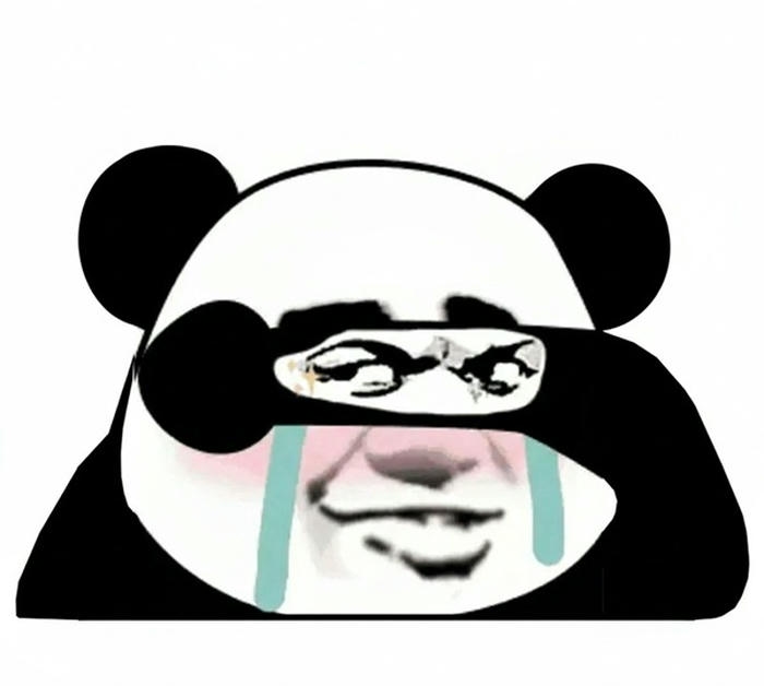 Meme gấu trúc khóc cảm xúc không khớp